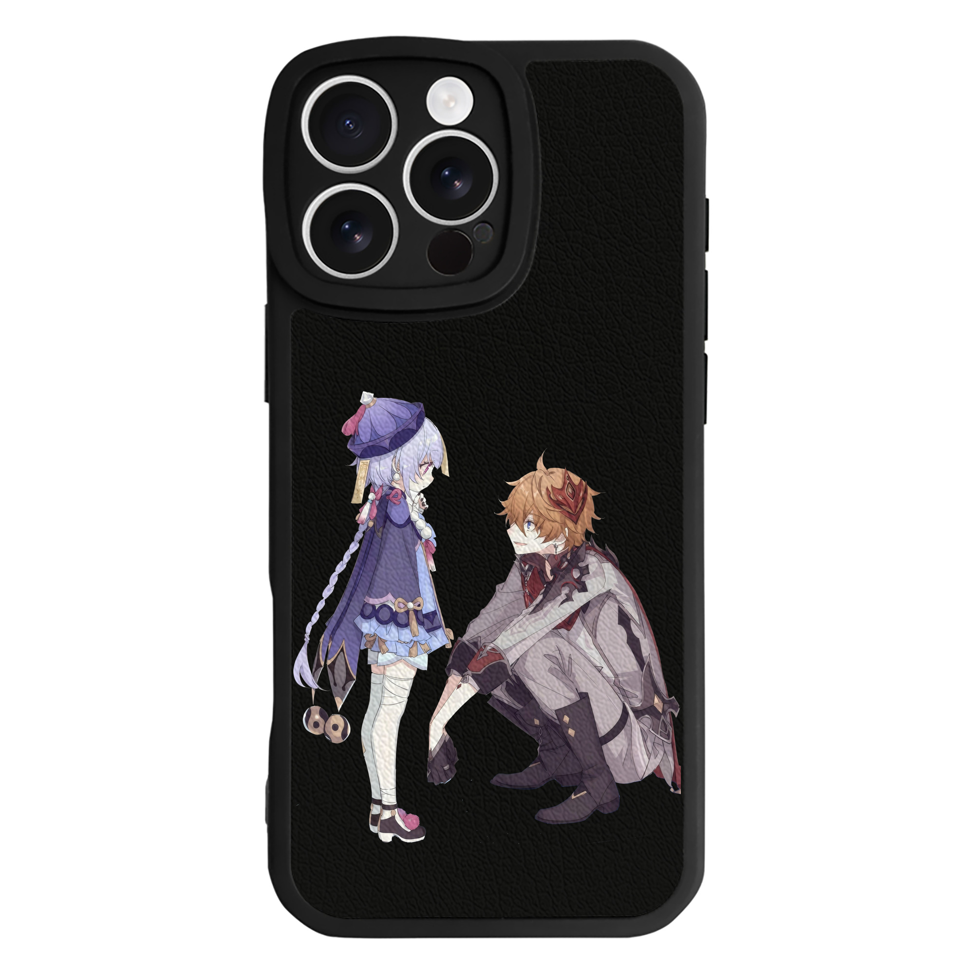 げんし神 七七 なな  genshin Nana 【iPhone 16シリーズ対応】シリコンスマホケース（レザー調） 材質：シリコン